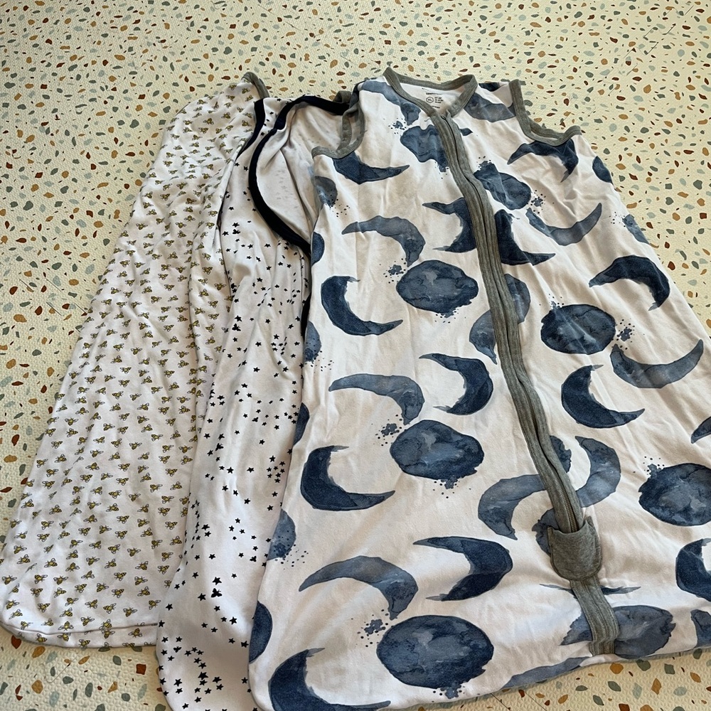 3 Burt’s Bees Sleepsacks size XL 18-24 month lot